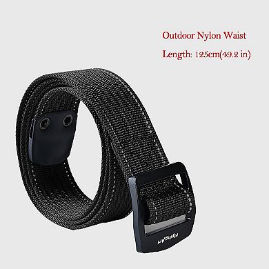 Women's Outdoor Nylon Waist Belt with Adjustable Buckle