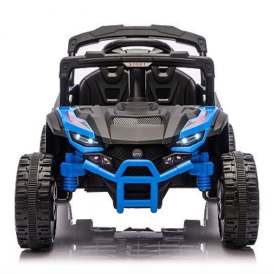 Whisen 24V 2-Seater Kids Ride-On Car with High Chassis and Anti-Slip Grip wheels