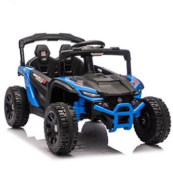 Whisen 24V 2-Seater Kids Ride-On Car with High Chassis and Anti-Slip Grip wheels