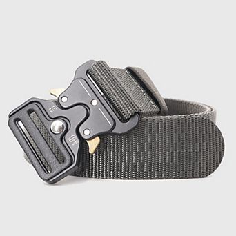 Women's Tactical Nylon Waist Belt with Quick-Release Metal Buckle