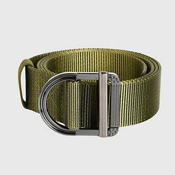 Women's Nylon Waist Belt with Statement D - Ring Buckle