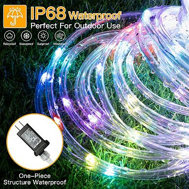 Ollny 200 LED 66ft 18 Colors Changing Rope Lights