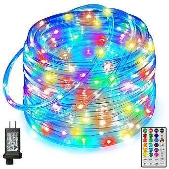 Ollny 100 LED 33ft 18 Colors Changing Rope Lights