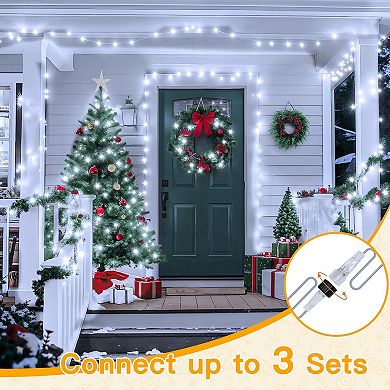 Ollny 200 LED 60ft Cool White Connectable String Lights