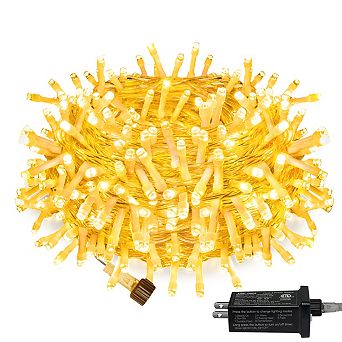 Ollny 200 LED 60ft Warm White Connectable String Lights