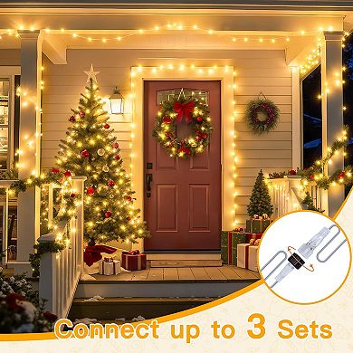 Ollny 200 LED 60ft Warm White Connectable String Lights