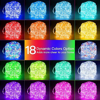 Ollny 100 LED 33ft Color Changing Rope Lights 18 Colors
