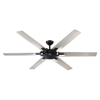 70 in Indoor Black 6-Speed DC Reversible Motor Ceiling Fan with Light and Remote