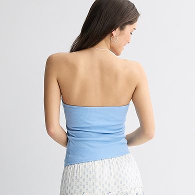 Juniors' SO Rib Tube Top