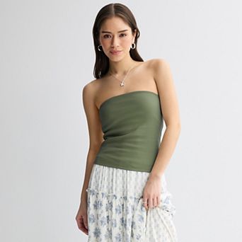 Juniors' SO® Rib Tube Top