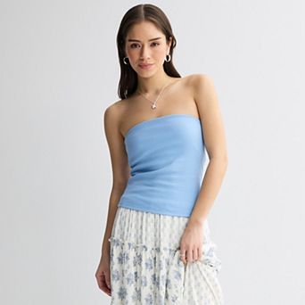 Juniors' SO® Rib Tube Top