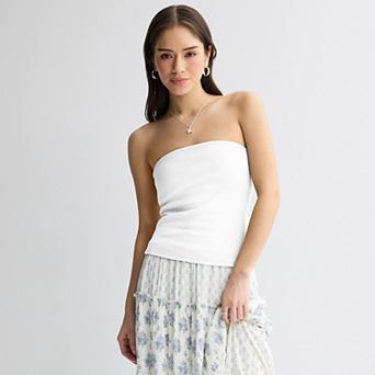 Juniors' SO® Rib Tube Top