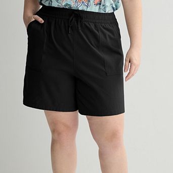 Plus Size Croft & Barrow® Lightweight Textured Shorts