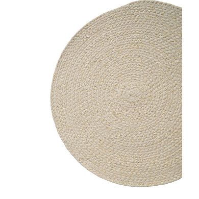 St. Nicholas Square® Shimmer Solid Poly Round Placemat