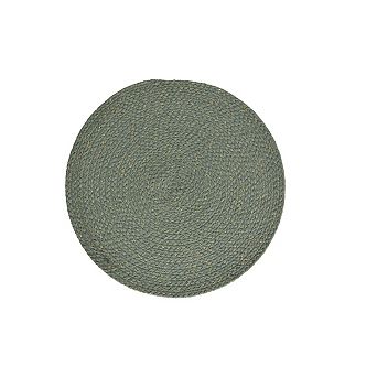 St. Nicholas Square® Shimmer Solid Poly Round Placemat