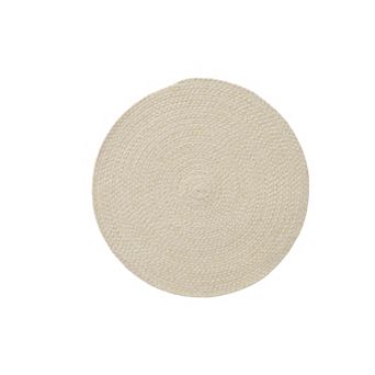 St. Nicholas Square® Shimmer Solid Poly Round Placemat