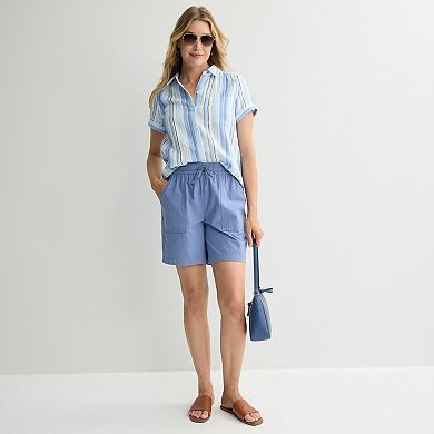 Women's Croft & Barrow® Lightweight Textured Shorts