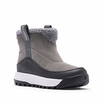 Columbia Snowtrot Ease Kids Insulated Suede Snow Boots