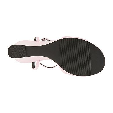 madden girl Laineyy Women's Ankle Strap Wedge Sandals