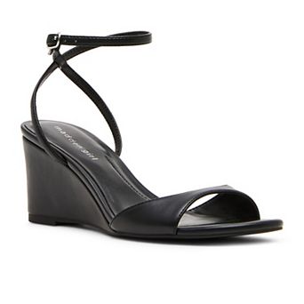 madden girl Laineyy Women's Ankle Strap Wedge Sandals