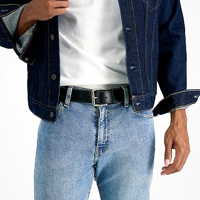 Big & Tall Levi's® Casual Leather Belt With Roller Bar Buckle