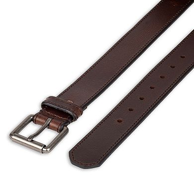 Big & Tall Levi's® Casual Leather Belt With Roller Bar Buckle