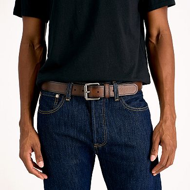Big & Tall Levi's® Casual Leather Belt With Roller Bar Buckle
