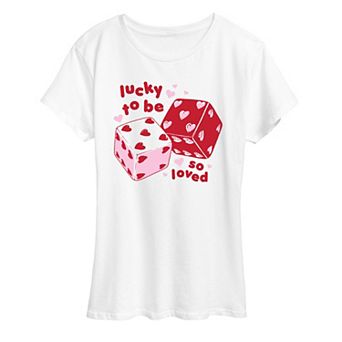 Women's Lucky To Be So Loved Graphic Tee