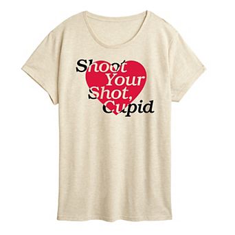 Women's Shoot Your Shot Cupid Graphic Tee