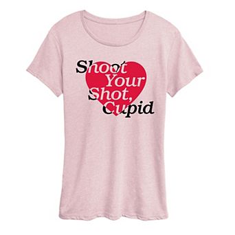 Women's Shoot Your Shot Cupid Graphic Tee