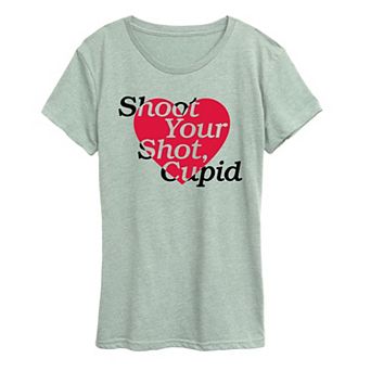 Women's Shoot Your Shot Cupid Graphic Tee