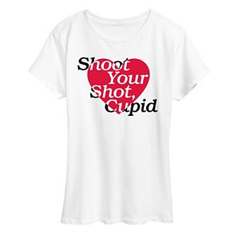 Women's Shoot Your Shot Cupid Graphic Tee