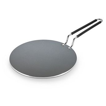 Tramontina Utsava 10.5 in Tri-Ply Clad Stainless Steel Nonstick Chapati Tawa Pan