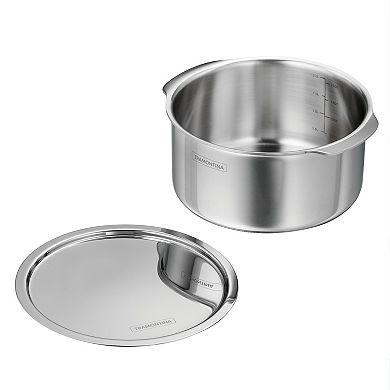 Tramontina Utsava 2.4-qt. Tri-Ply Clad Stainless Steel Tope with Lid