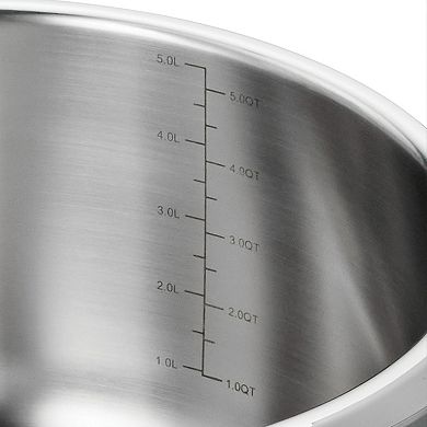 Tramontina Utsava 5.75-qt. Tri-Ply Clad Stainless Steel Tope with Lid