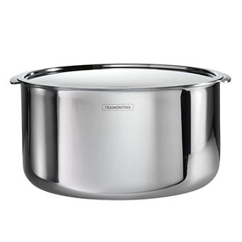 Tramontina Utsava 9.5-qt Tri-Ply Clad Stainless Steel Tope with Lid