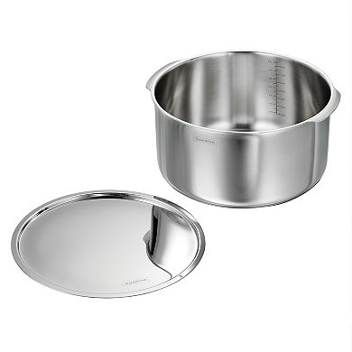 Tramontina Utsava 9.5-qt. Tri-Ply Clad Stainless Steel Tope with Lid