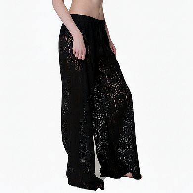 Women's Portocruz Crochet Wide-Leg Pants