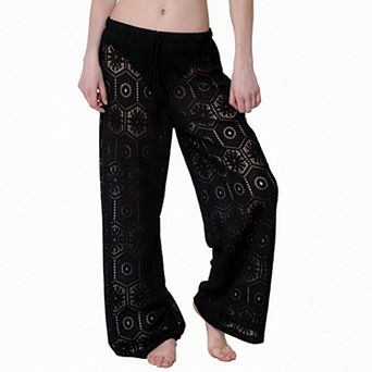 Women's Portocruz Crochet Wide-Leg Pants