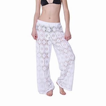 Women's Portocruz Crochet Wide-Leg Pants