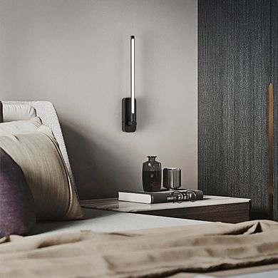 LOVMOR Wall Lights Remote Control Led Picture Lights Wireless Black