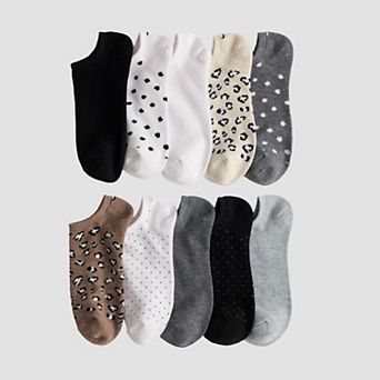 Sonoma Goods For Life® 10-Pack Animal No-Show Socks