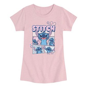 Girls 7-16 Disney's Lilo & Stitch Moods Of Stitch Graphic Tee