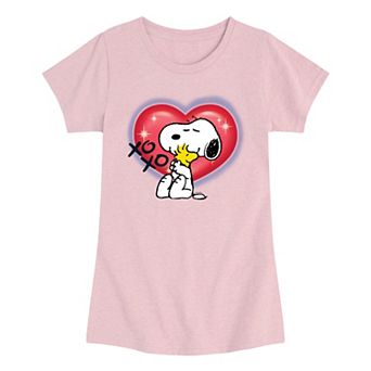 Girls 7-16 Peanuts Snoopy & Woodstock Graphic Tee