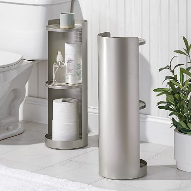 iDesign 3-Tier Freestanding Rotating Bathroom Organizer
