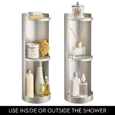 iDesign 3-Tier Freestanding Rotating Bathroom Organizer