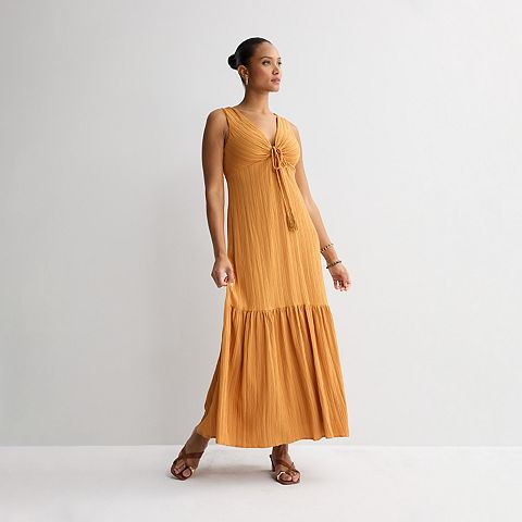 Женские платья Taylor Women's Taylor Keyhole V-Neck Maxi Dress