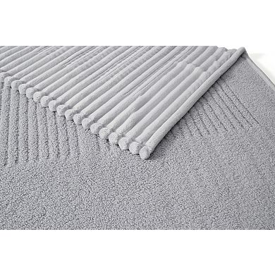 Bedsure Ribbed Sherpa Heated Reversible Throw Blanket