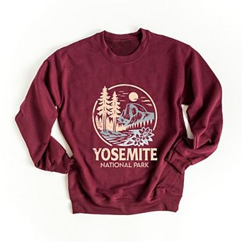 Yosemite National Park Two-Toned Circle - Women's Graphic Sweatshirt