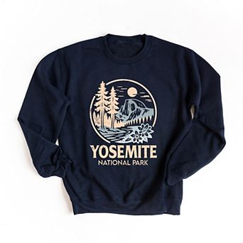 Yosemite National Park Two-Toned Circle - Women's Graphic Sweatshirt